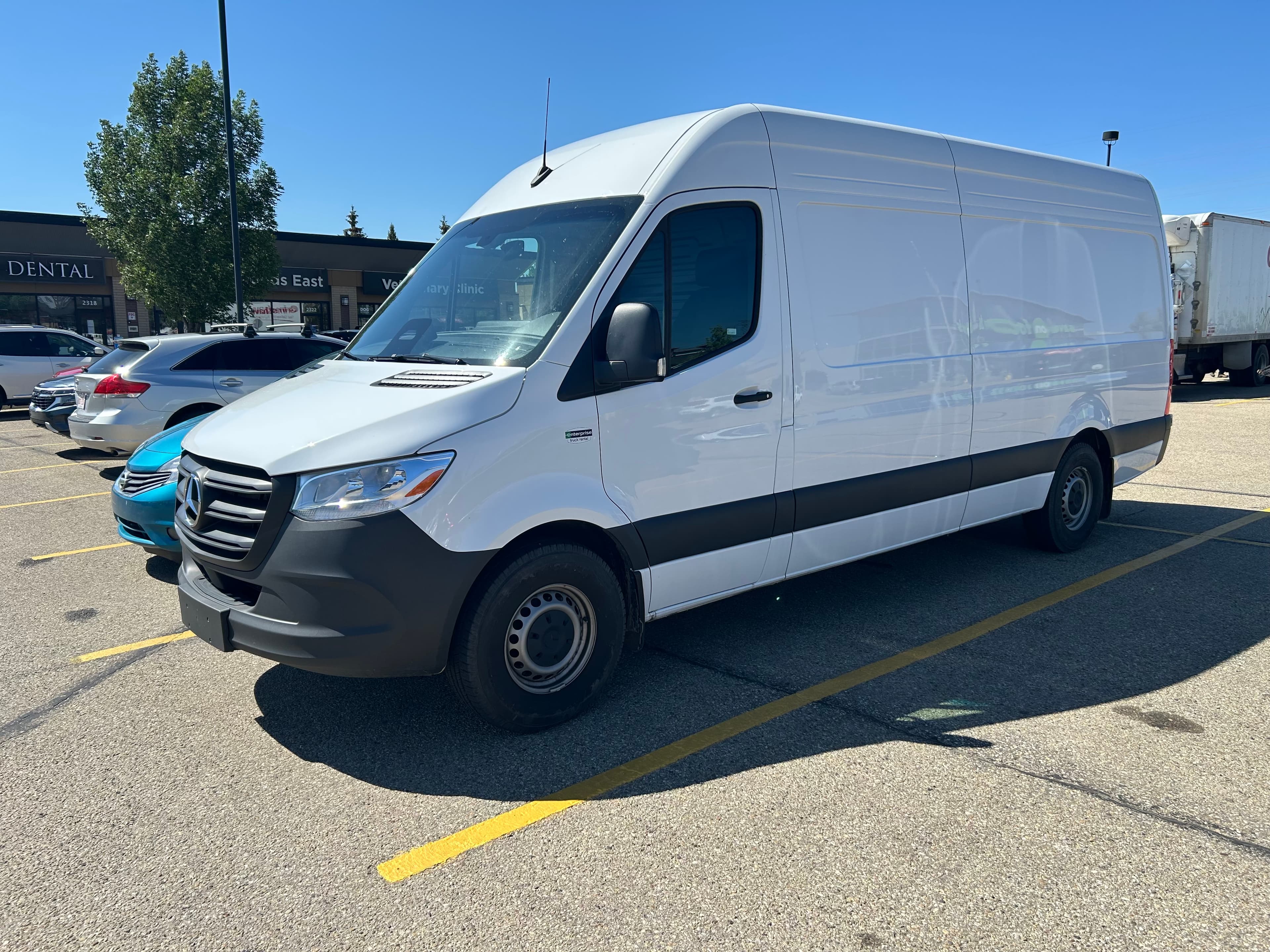 Reliable Movers Edmonton Mercedes Sprinter van front view